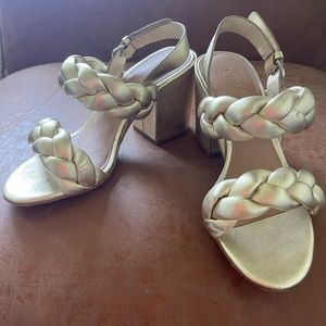 Rebecca Minkoff Gold heels